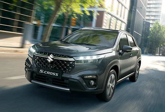 Bočni profil modela Suzuki S-Cross