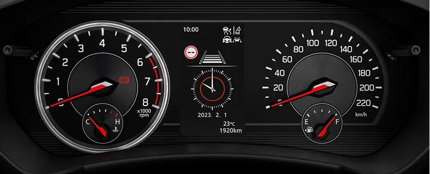 Instrumentna ploča s LCD zaslonom u Suzuki Swiftu