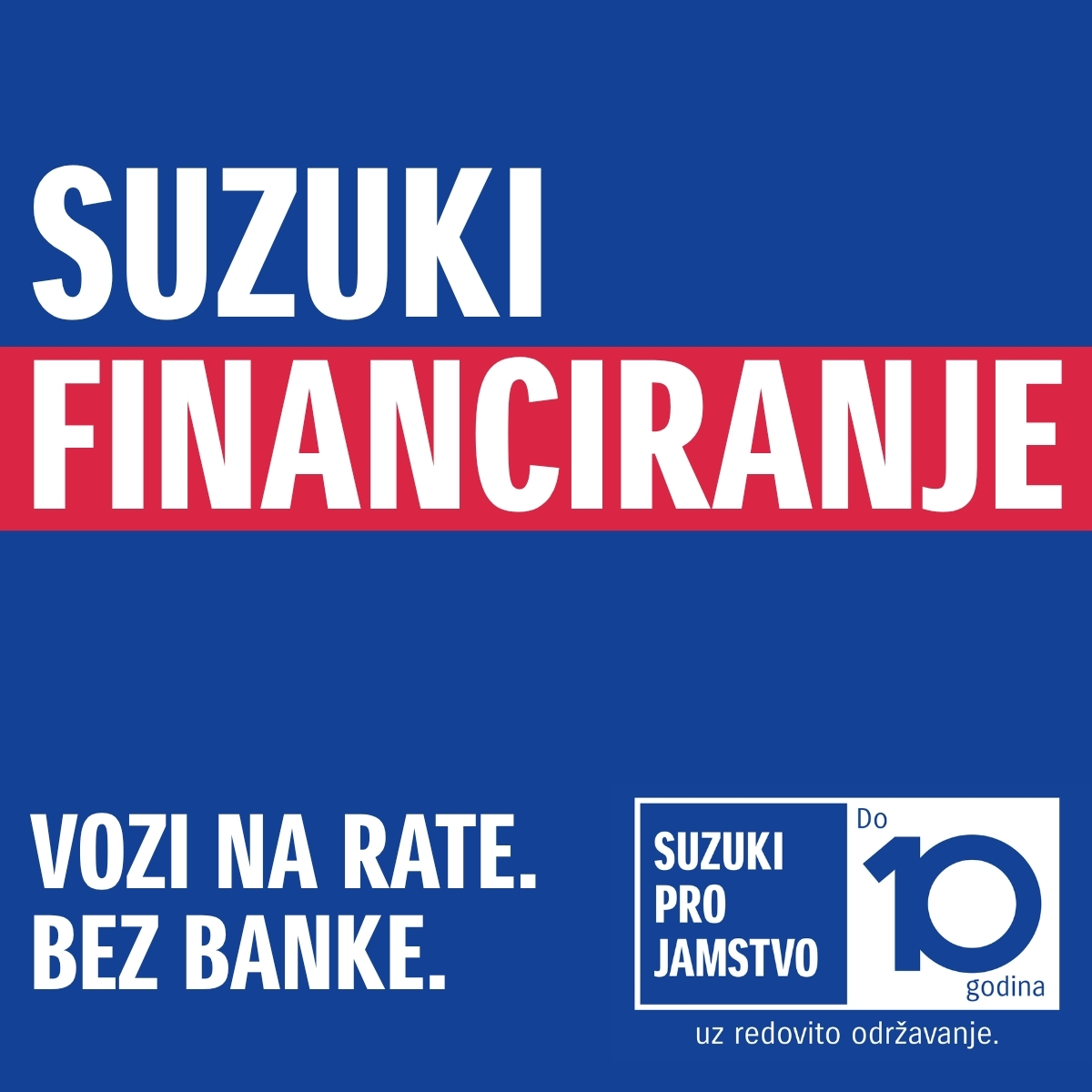 Suzuki rabljena vozila — posebna ponuda uz financiranje i poklone